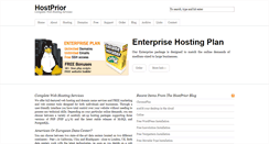 Desktop Screenshot of hostprior.net